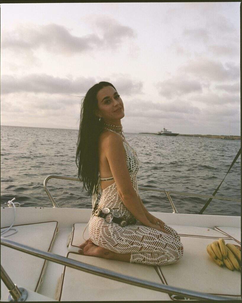 katy perry on a boat