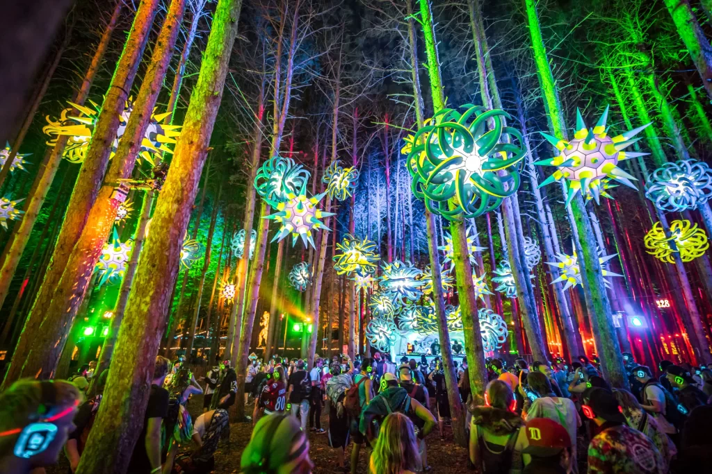 electric forest set times