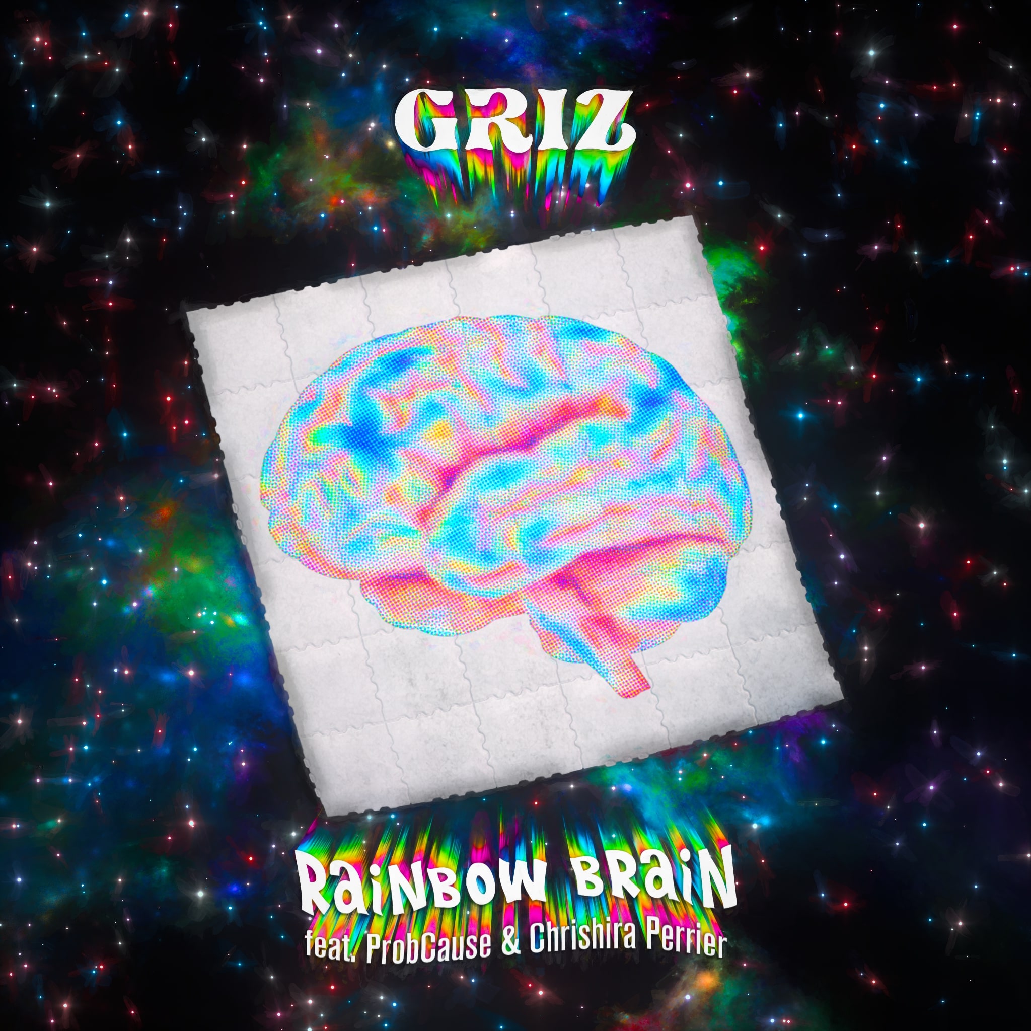 GRiZ Rainbow Brain "Acid Tabs" album art