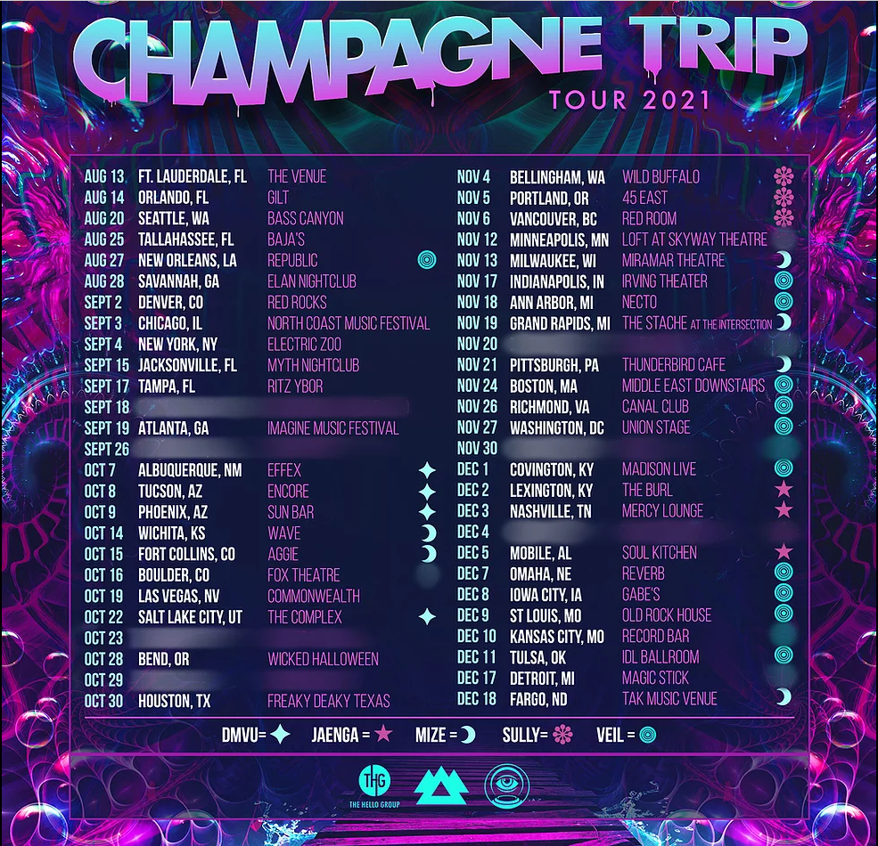 Champagne Drip tour 2021