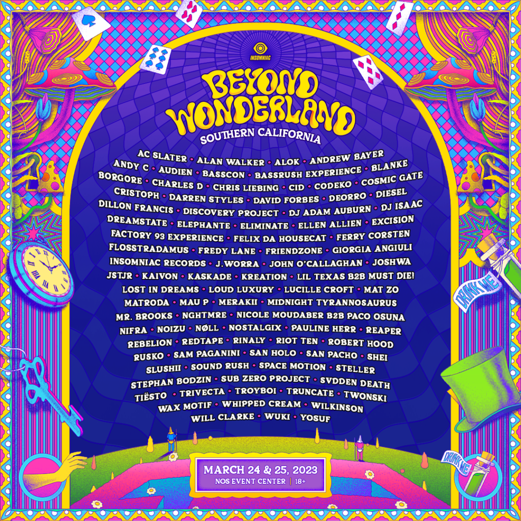 Beyond Wonderland SoCal Lineup