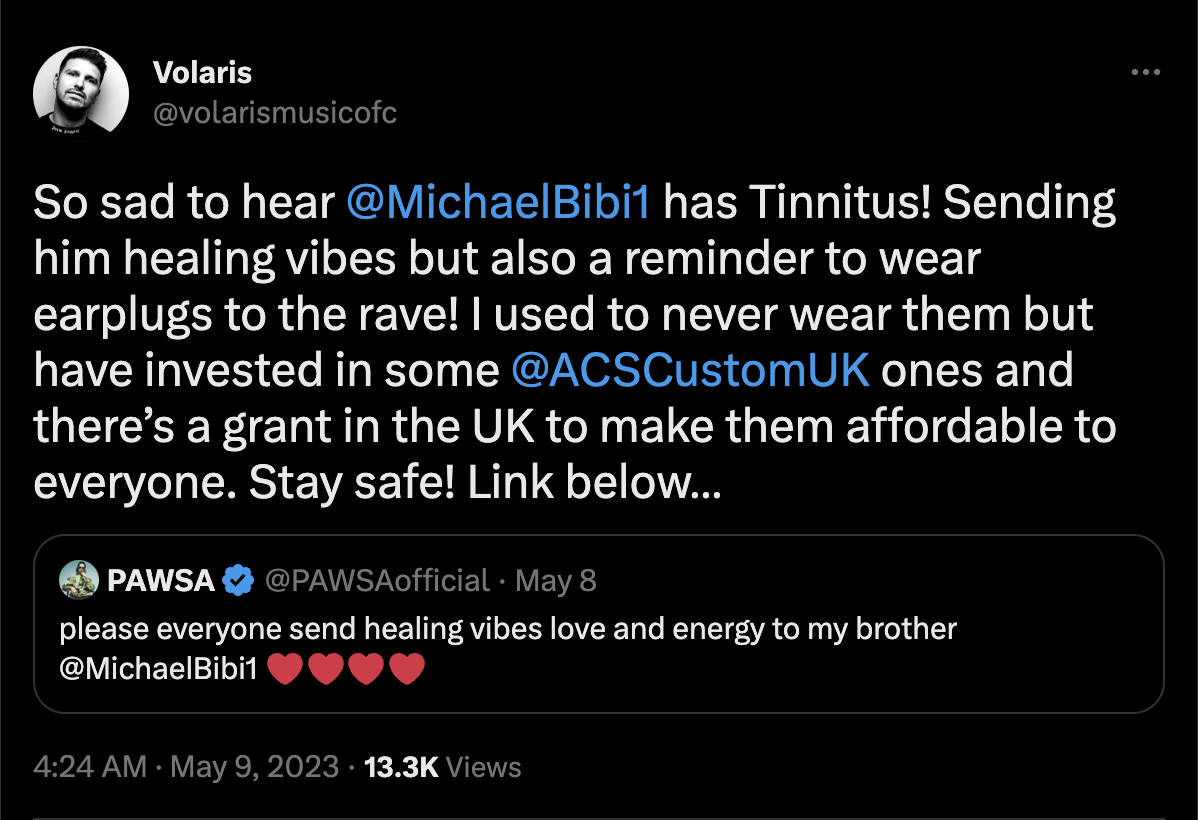 michael bibi tinnitus