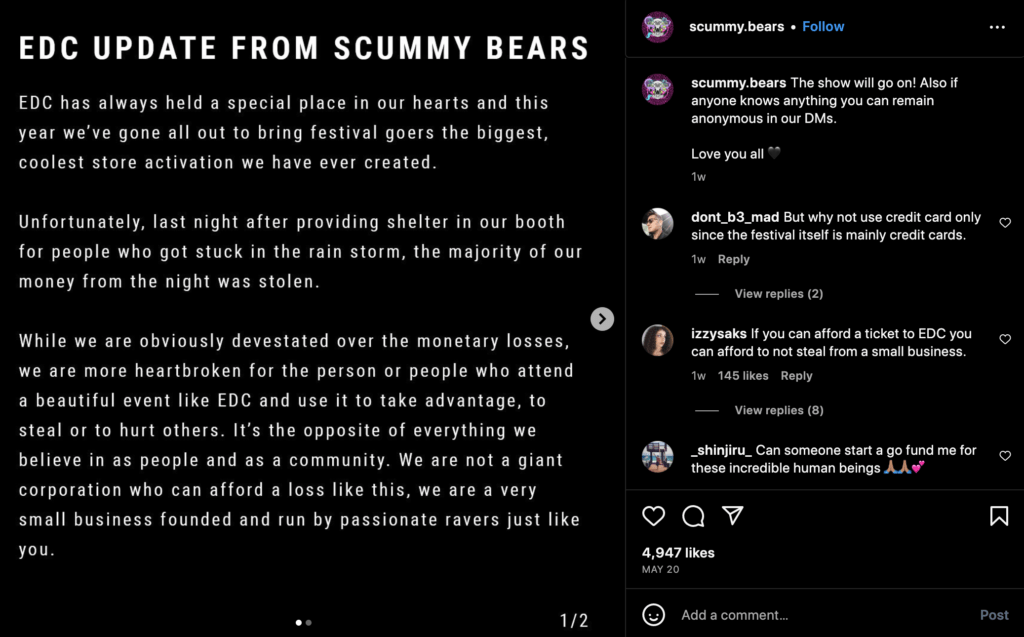 Scummy Bears EDC