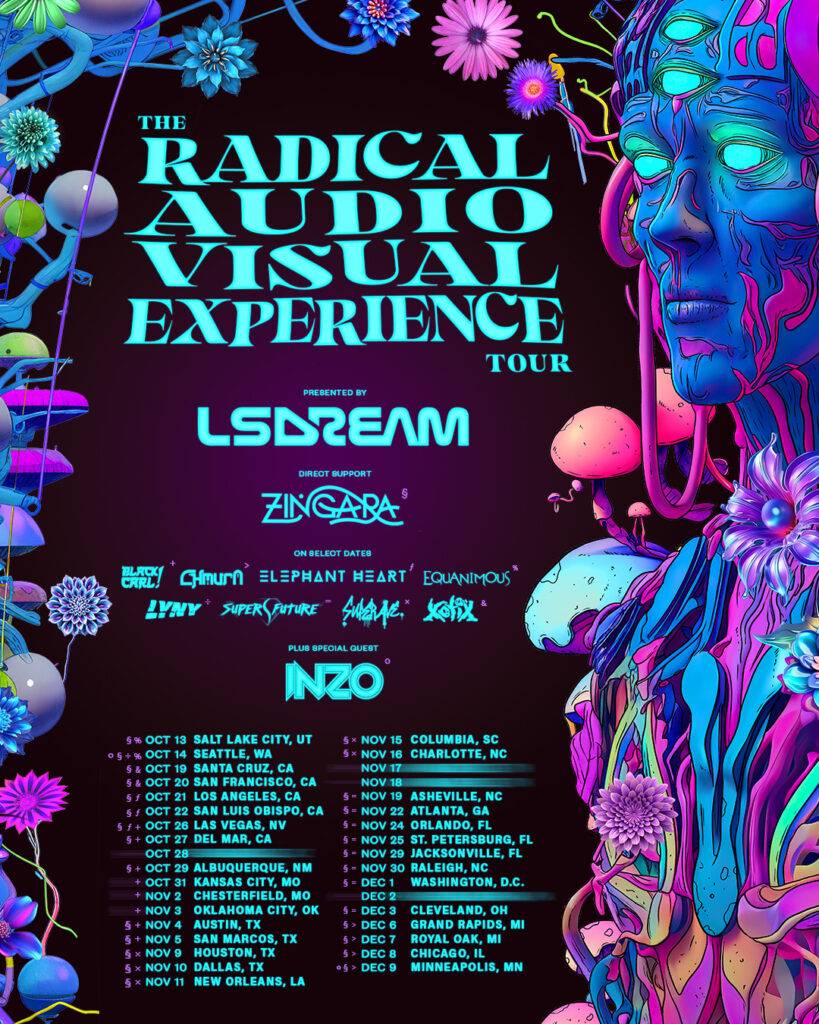 LSDREAM Announces The Radical Audio Visual Experience Tour.