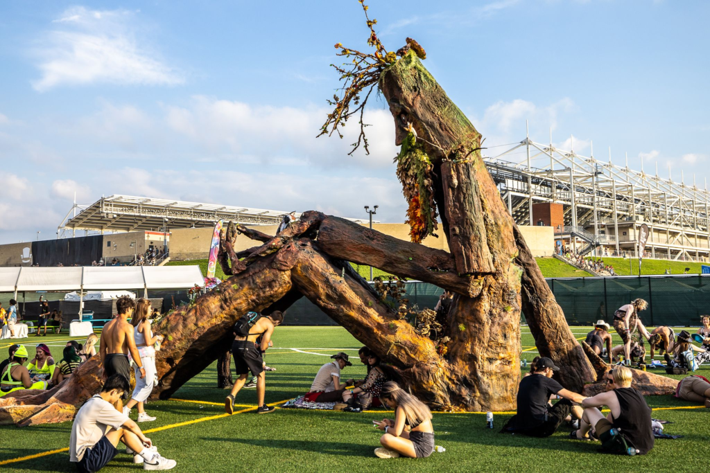 The Giant art installation at North Coast