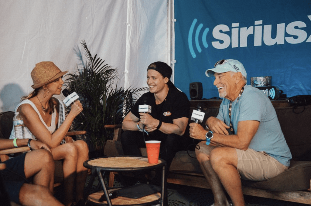 Kygo and Jimmy Buffett are interviewed by Sirius XM together. 