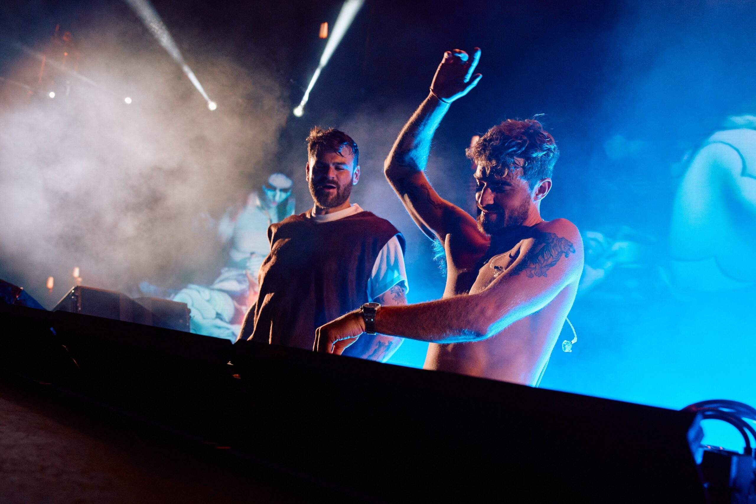 The Chainsmokers performing at 'The Party Never Ends'