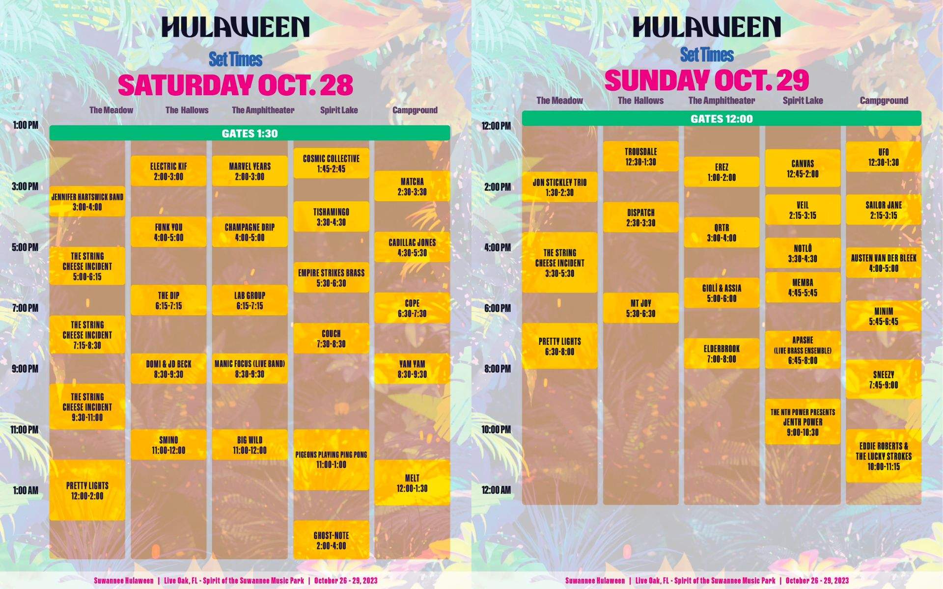 hulaween saturday + sunday