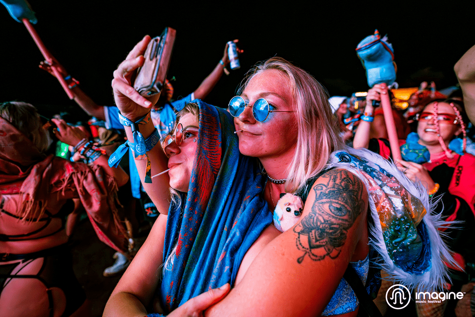 Attendees at Imagine Music Festival