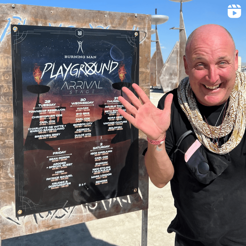 Playground burning man