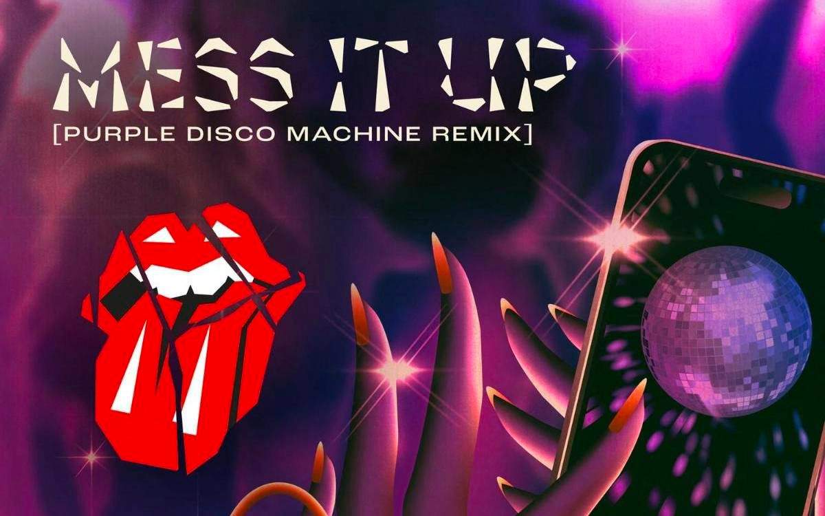 purple disco machine remix cover art