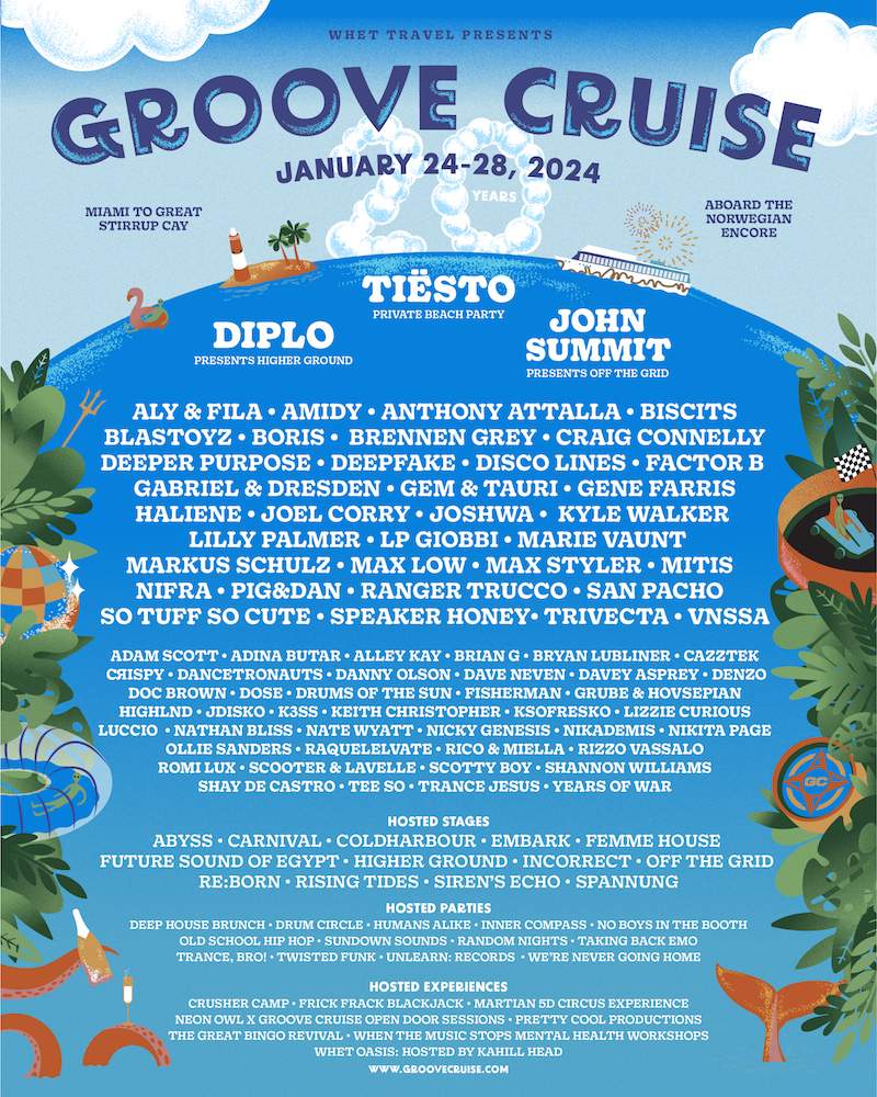 groove cruise activities