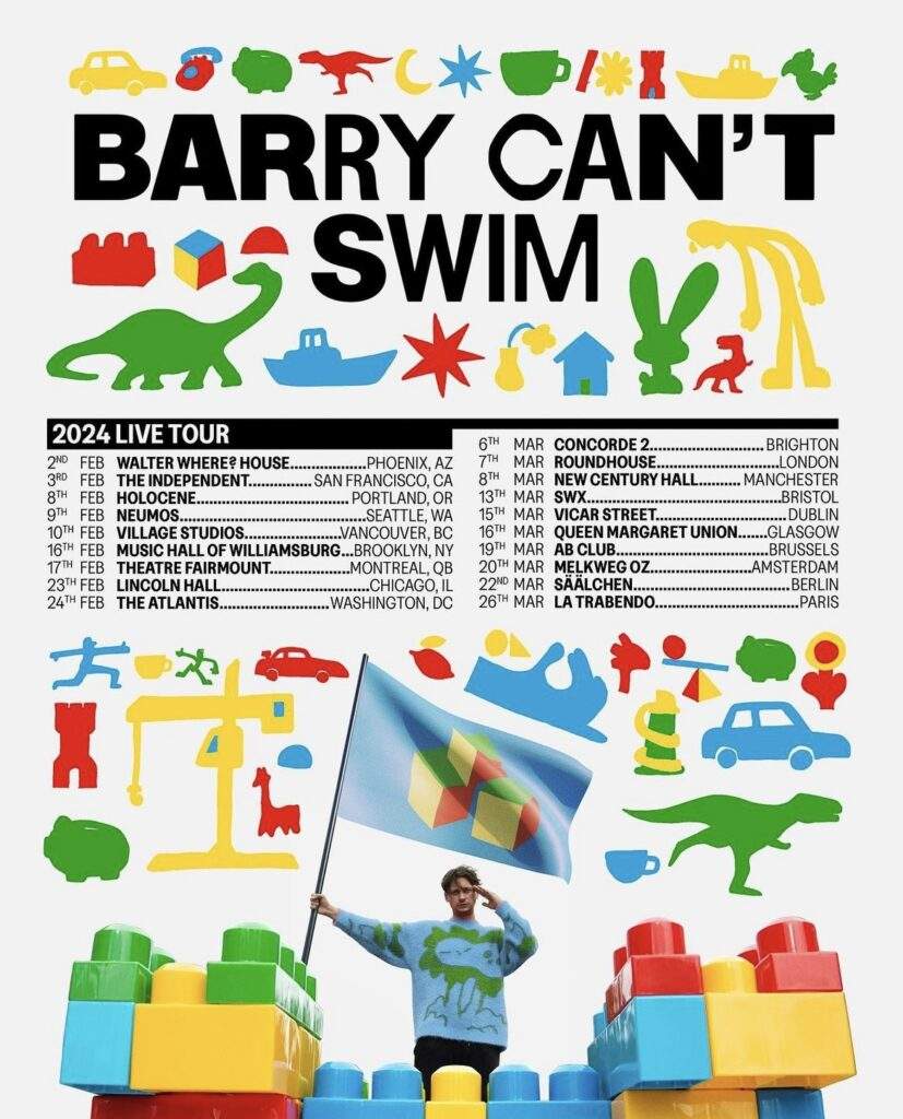 Barry Can't Swim, 2024 Live Tour