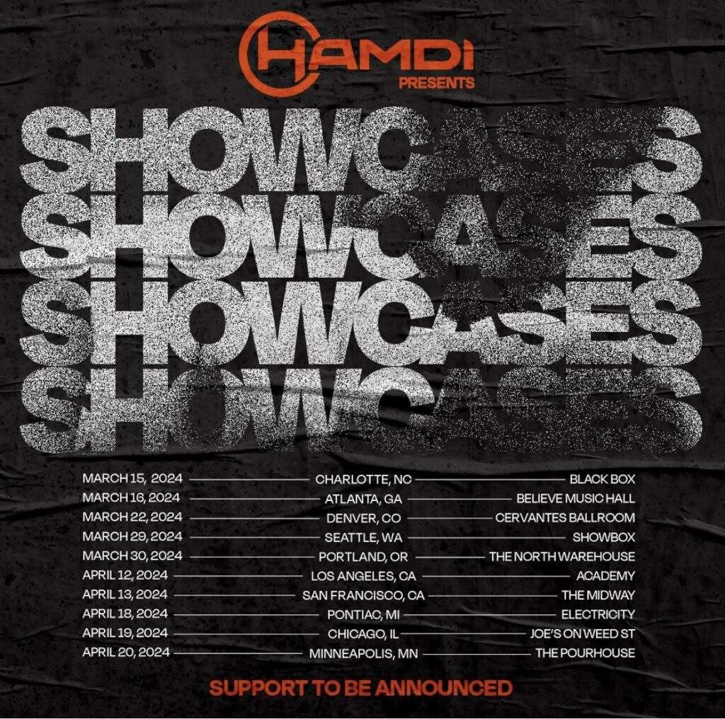 Hamdi, Showcases Tour