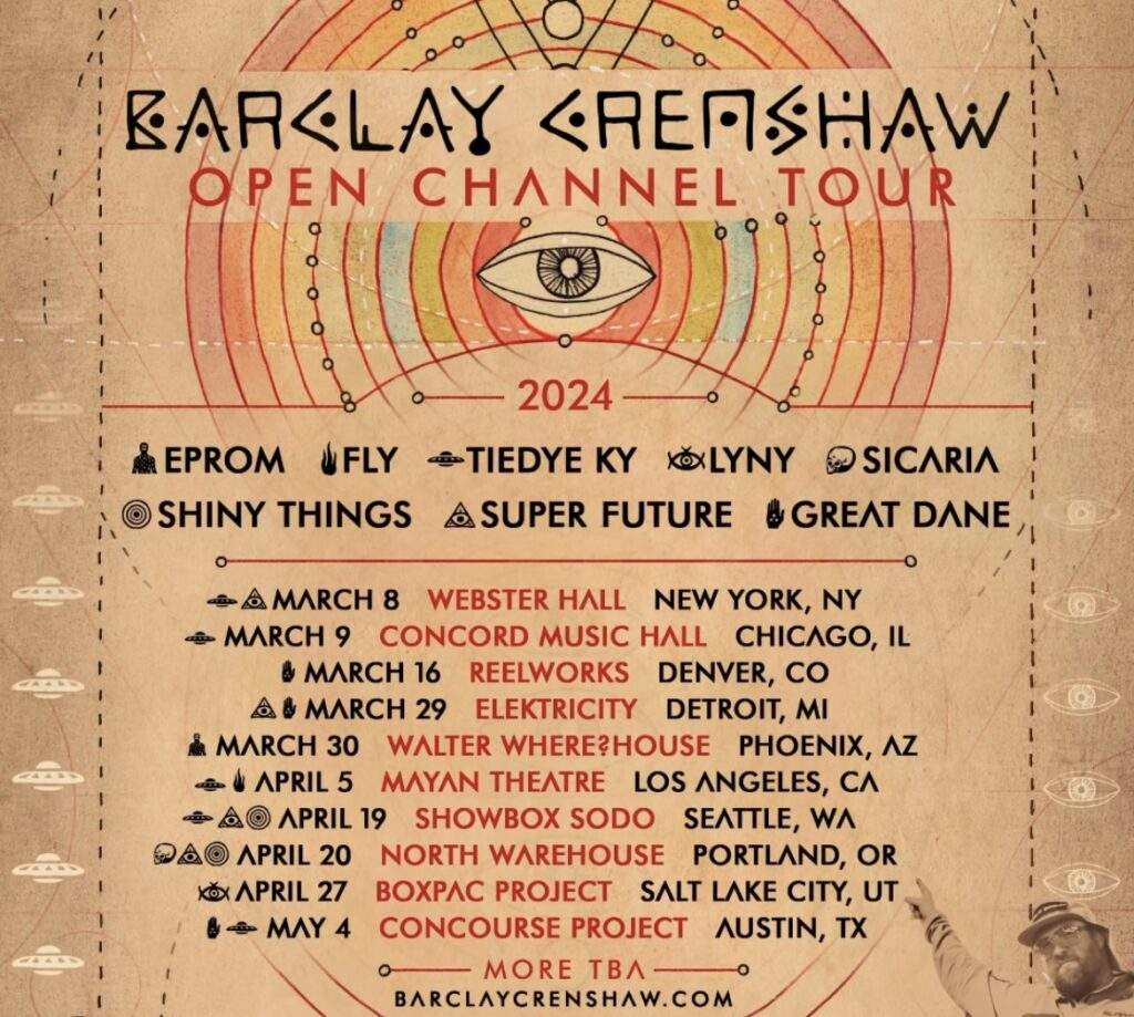 Barclay Crenshaw, Open Channel Tour 2024