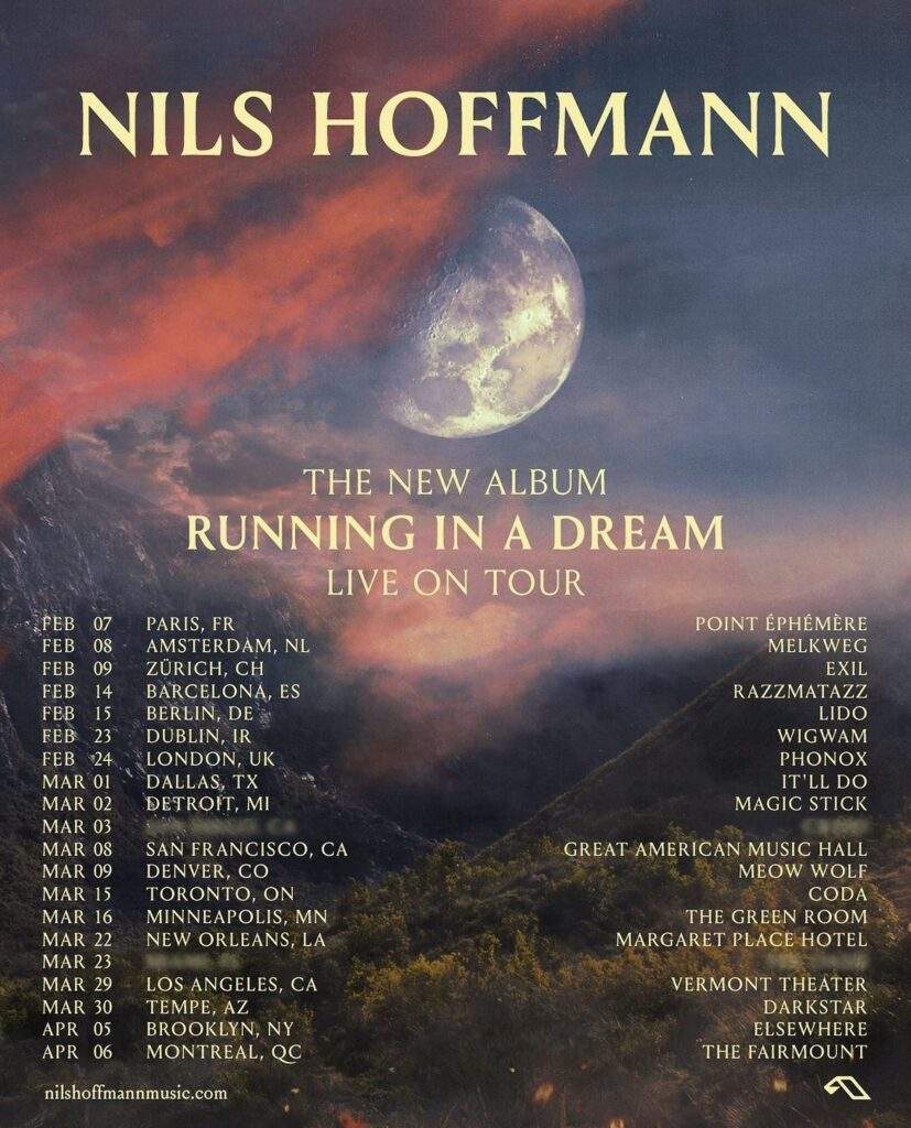 Nils Hoffman, Running in a Dream Live on Tour