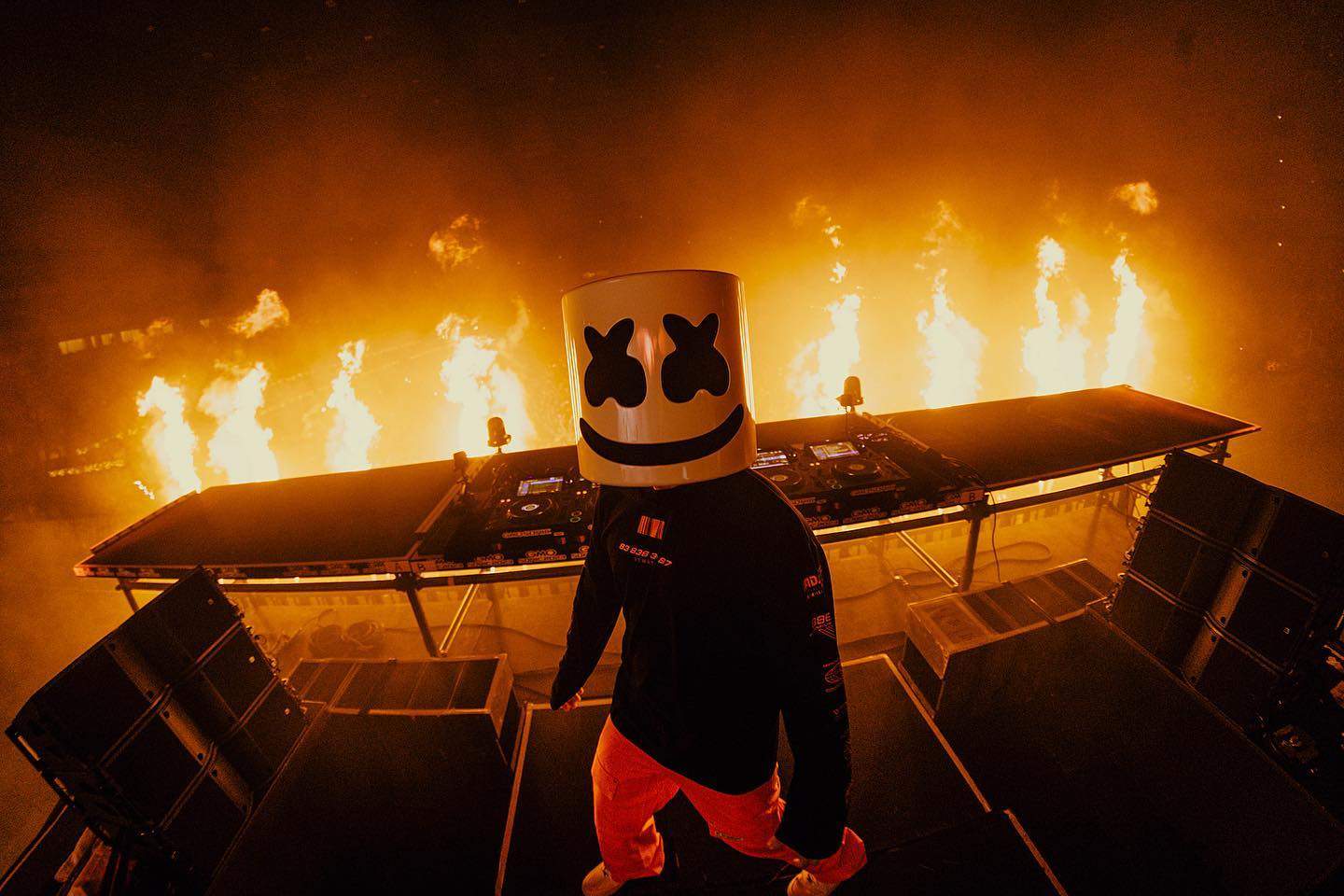 Marshmello live via Facebook