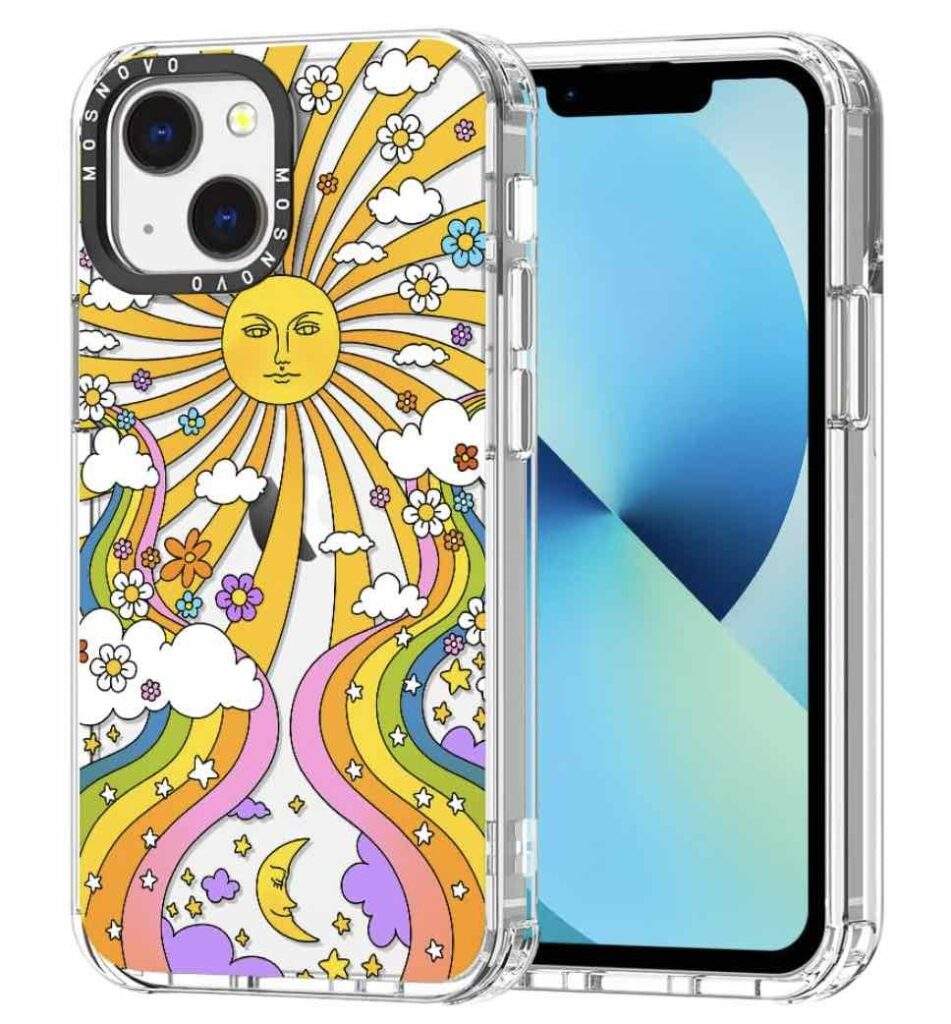 70s colorful phone case