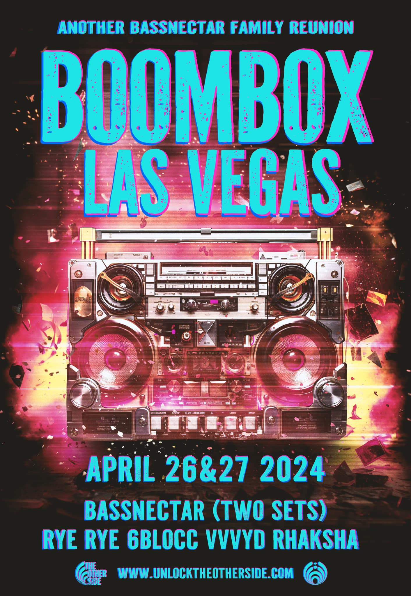 bassnectar boombox las vegas poster