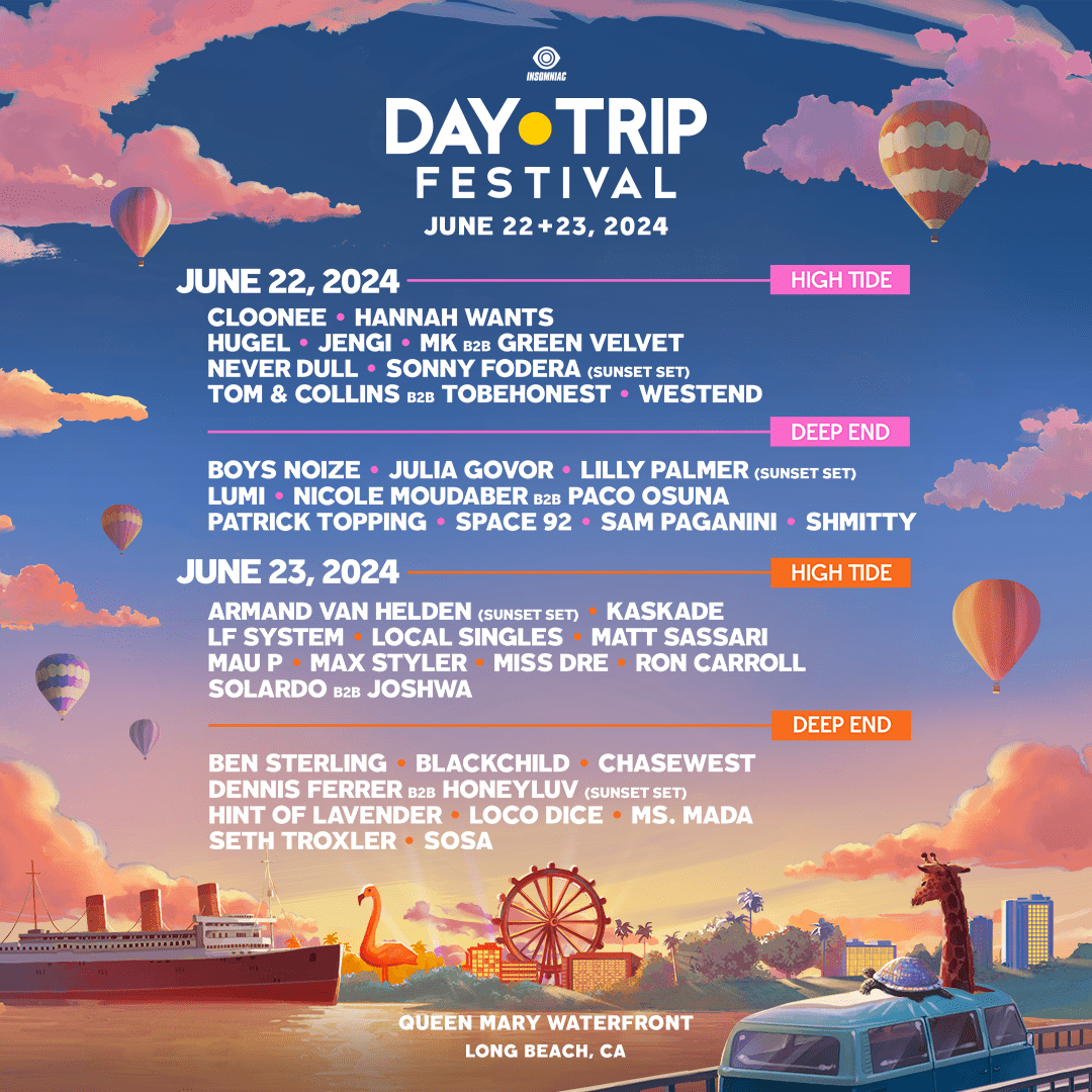 Day Trip Lineup