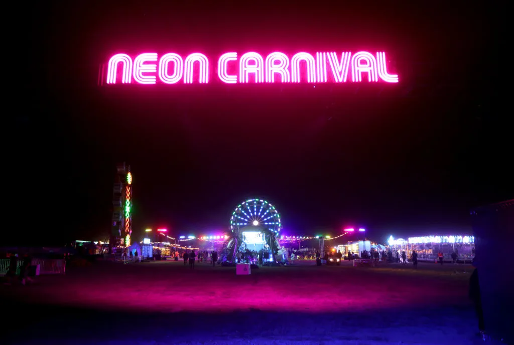 coachella neon carnival