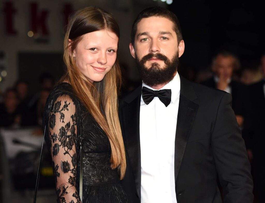 Shia LaBeouf and Mia Goth
