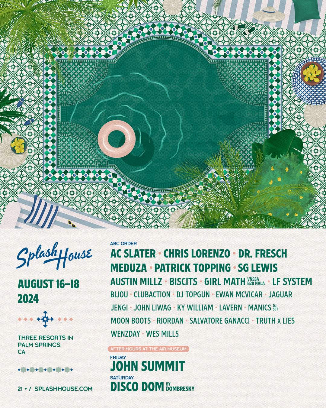 Splash House 2024 Lineup