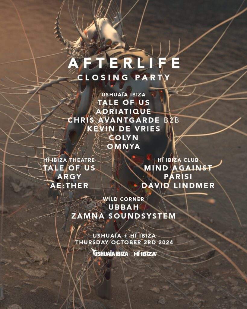 Afterlife closing lineup