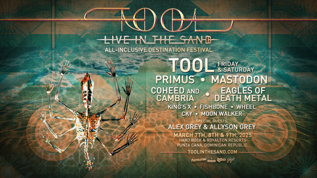 Tool Live in The Sand festival line-up